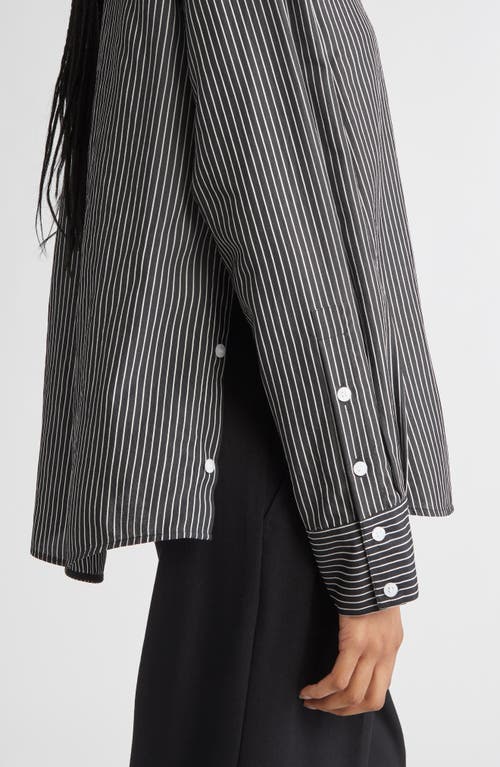 Proenza Schouler Lynsey Stripe Button-up Shirt In Multi