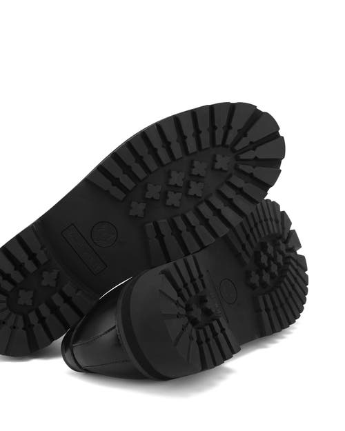 Naked Wolfe Banter Box Leather Loafer In Black