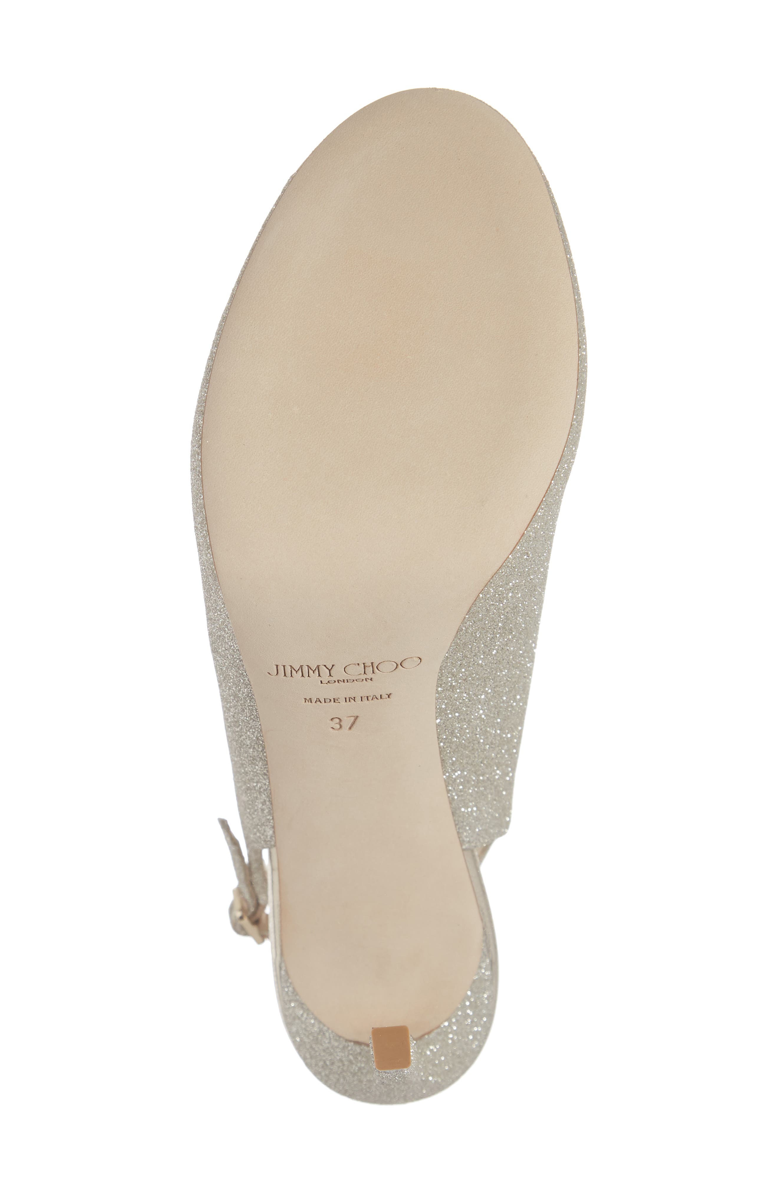 Jimmy Choo Nova Metallic Slingback Sandal, Alternate, color, 