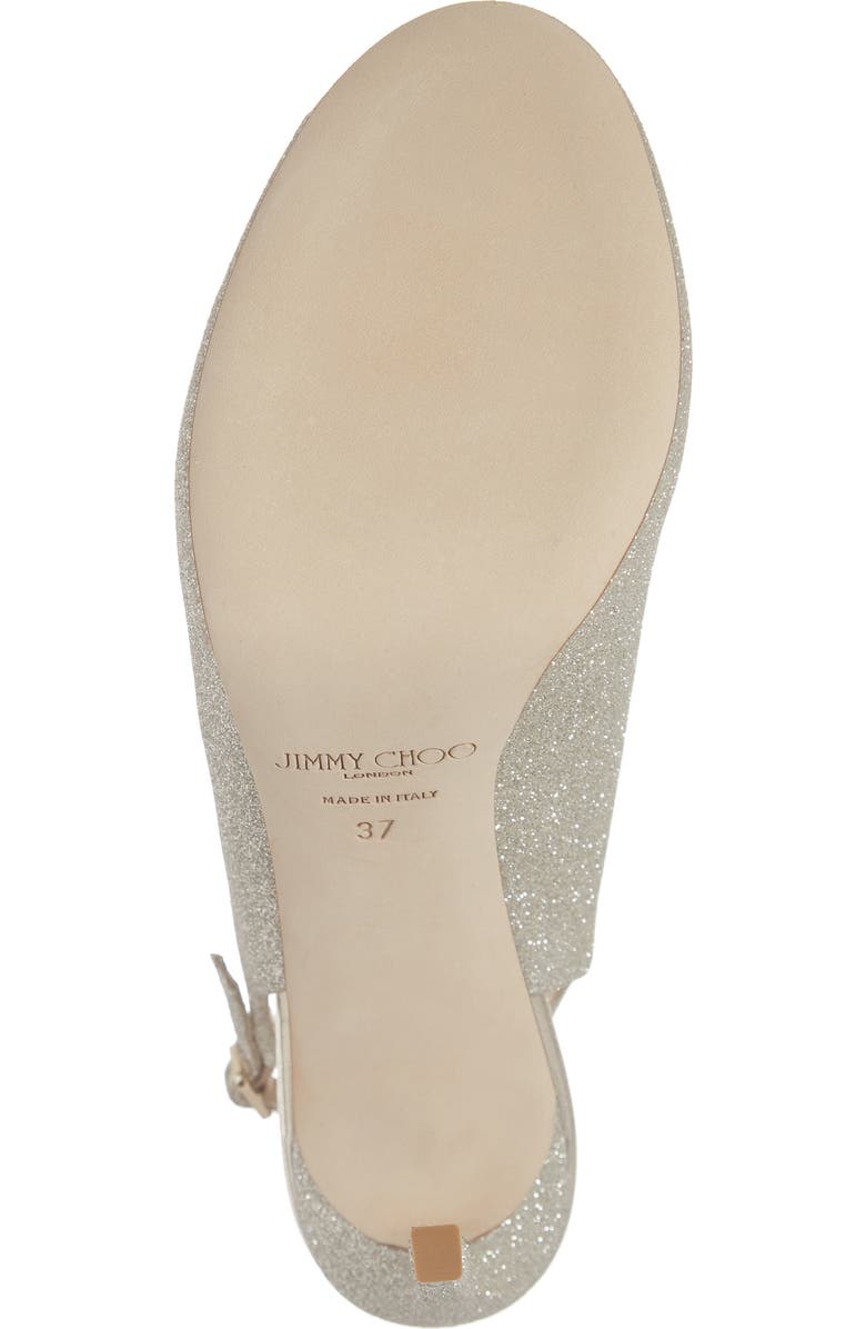 Jimmy Choo Nova Metallic Slingback Sandal, Alternate, color,