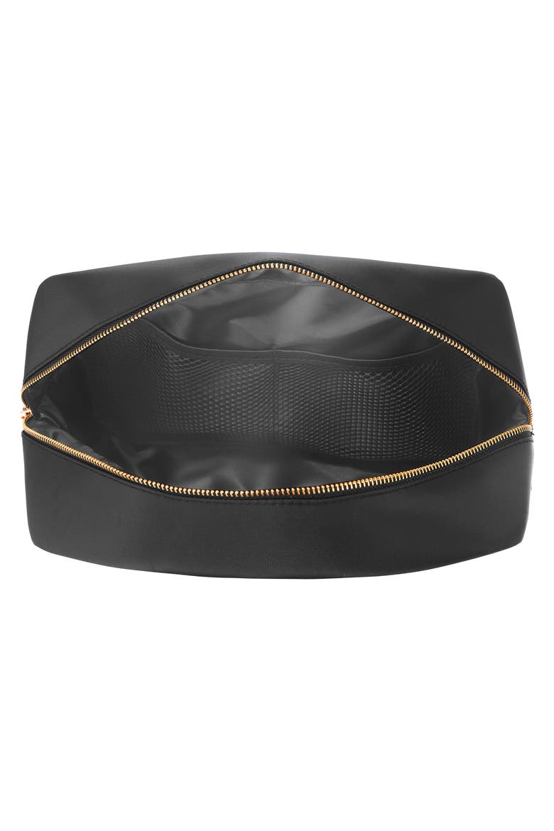 Extra Large Kiss Cosmetic Bag, Alternate, color, BLACK