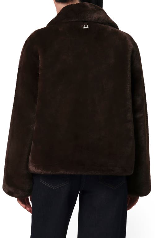 Apparis Elis Pluche™ Faux Fur Coat In Brown