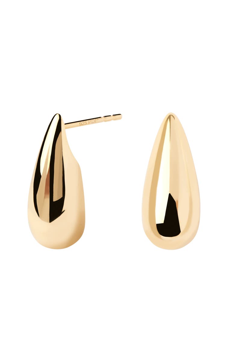 PDPAOLA Large Sugar Earrings, Main, color, Gold