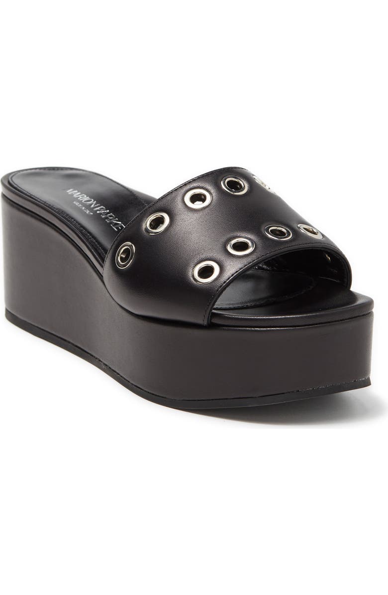 MARION PARKE Cora Platform Slide Sandal, Main, color,