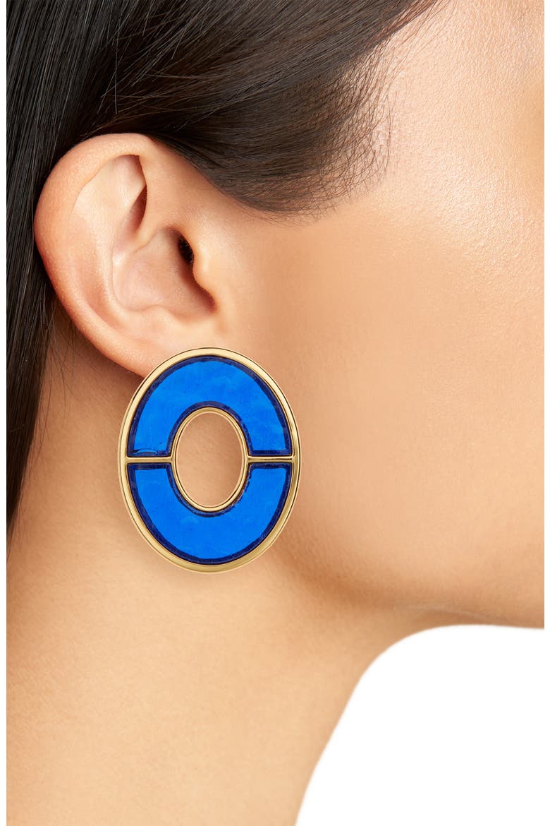 Blue City Earrings, Alternate, color, BLUE