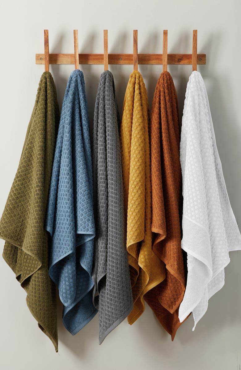 Woven & Weft Diamond 6-Pack Washcloths, Alternate, color, Oatmeal