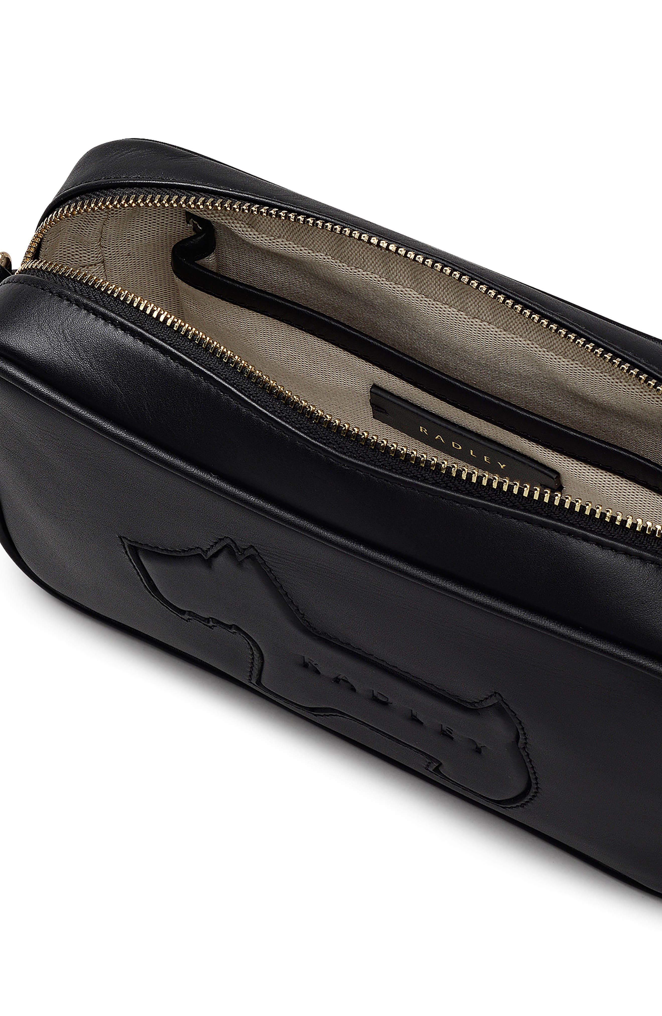 Radley Small Hadley Lane Crossbody Bag, Alternate, color, Black