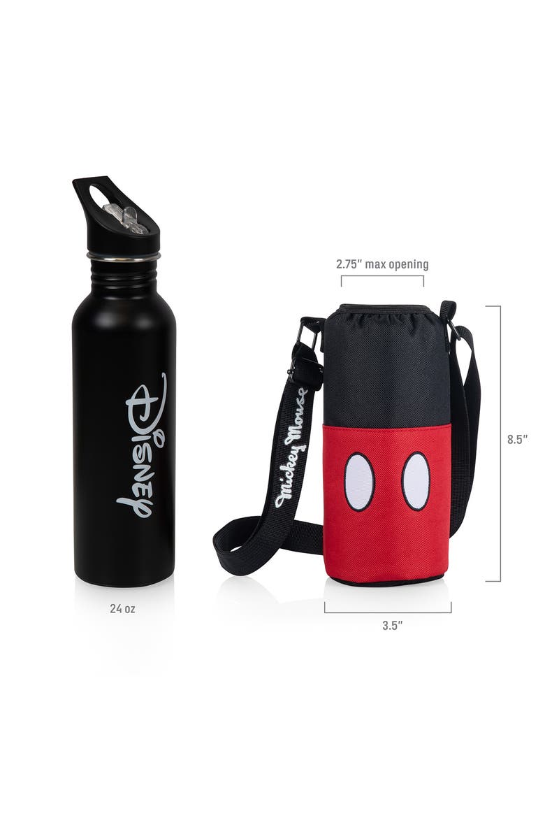 Minnie Mouse Bottle & Cooler Sling, Alternate, color, BLACK
