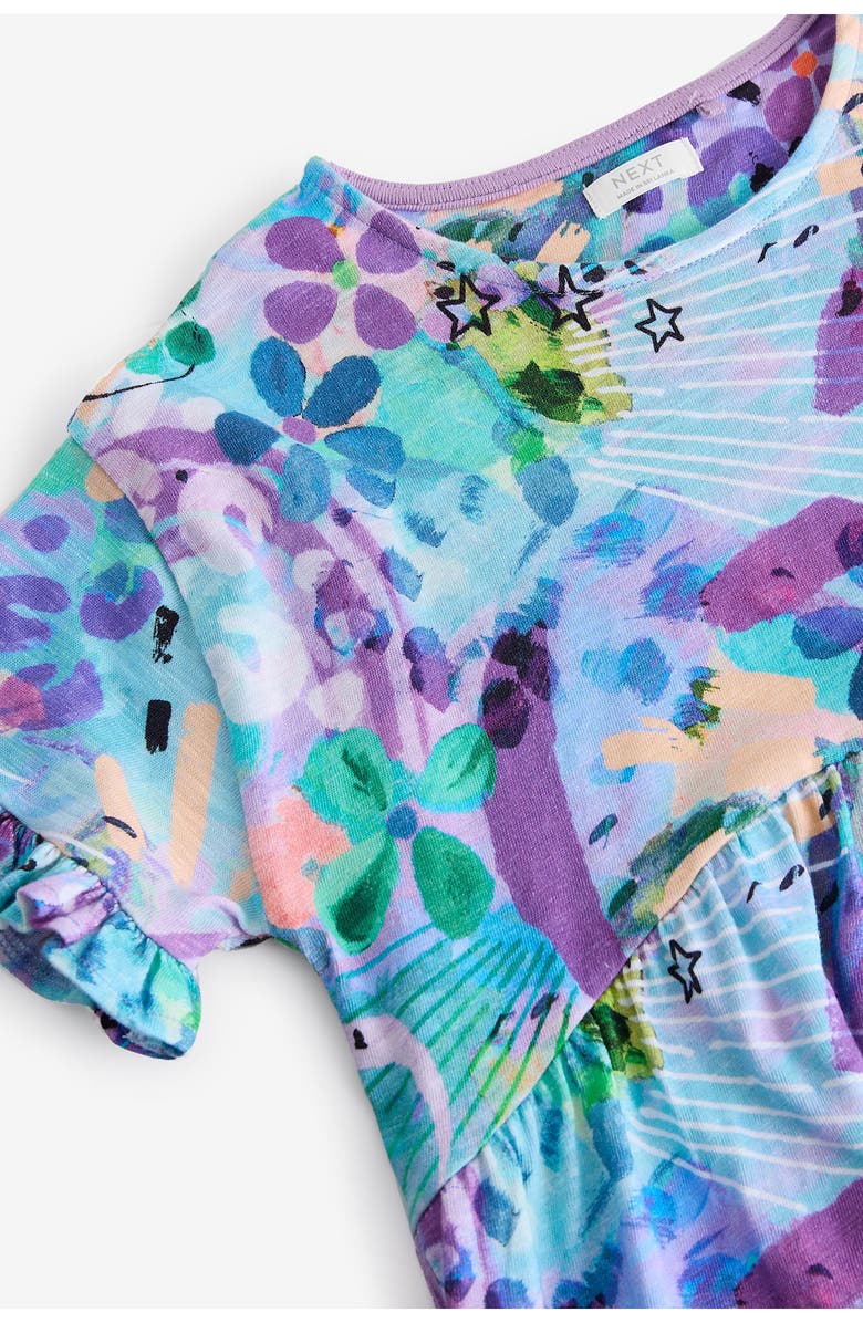 NEXT Kids' Empire Waist Cotton T-Shirt Dress, Alternate, color,