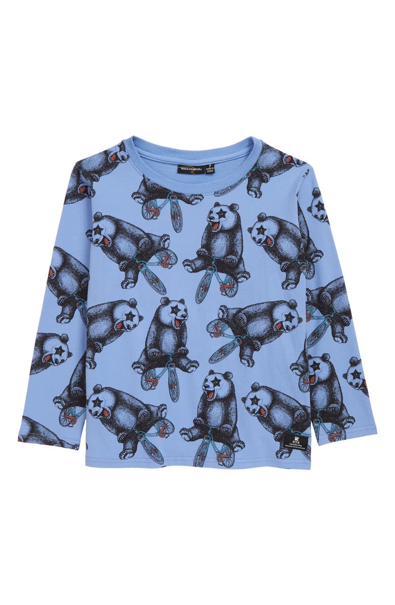 Rock Your Baby Kids' Daredevil Long Sleeve Cotton T-Shirt, Main, color, 