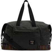 Barbour Field Water Resistant Waxed Cotton Duffle Bag