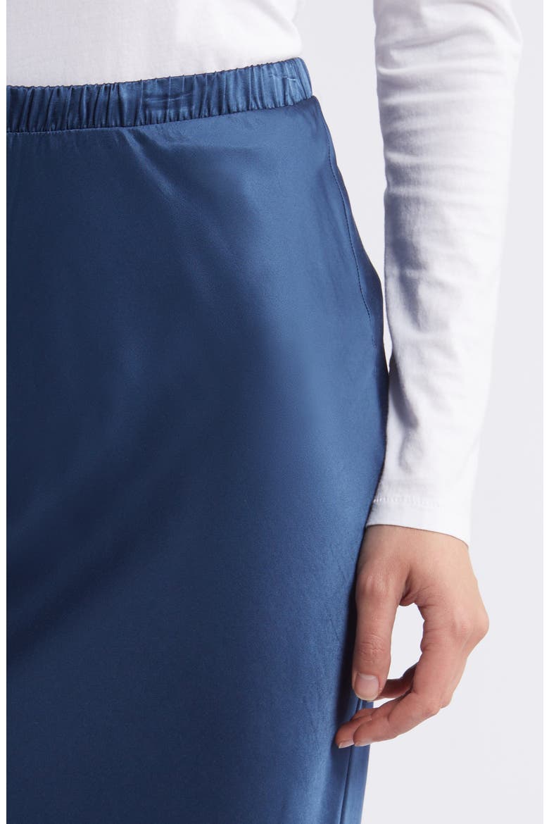 Gaia Bias Cut Maxi Skirt, Alternate, color, DEEP SPACE
