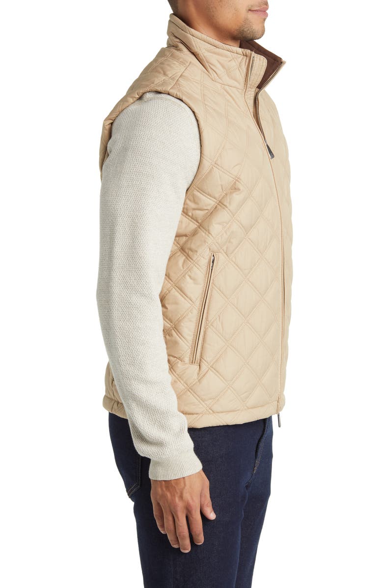 Brooks Brothers Out Quilted Water Repellent Insulated Vest, Alternate, color, 