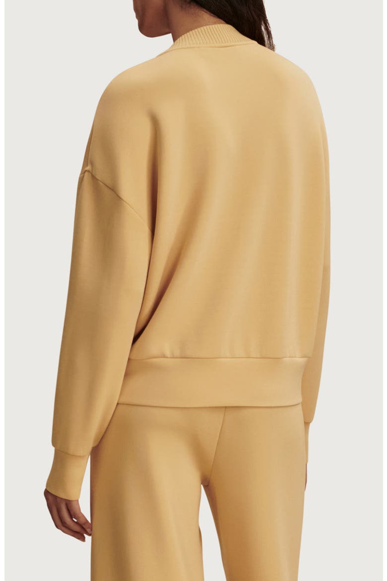 Reena Front Button Sweatshirt, Alternate, color, SAHARA SUN