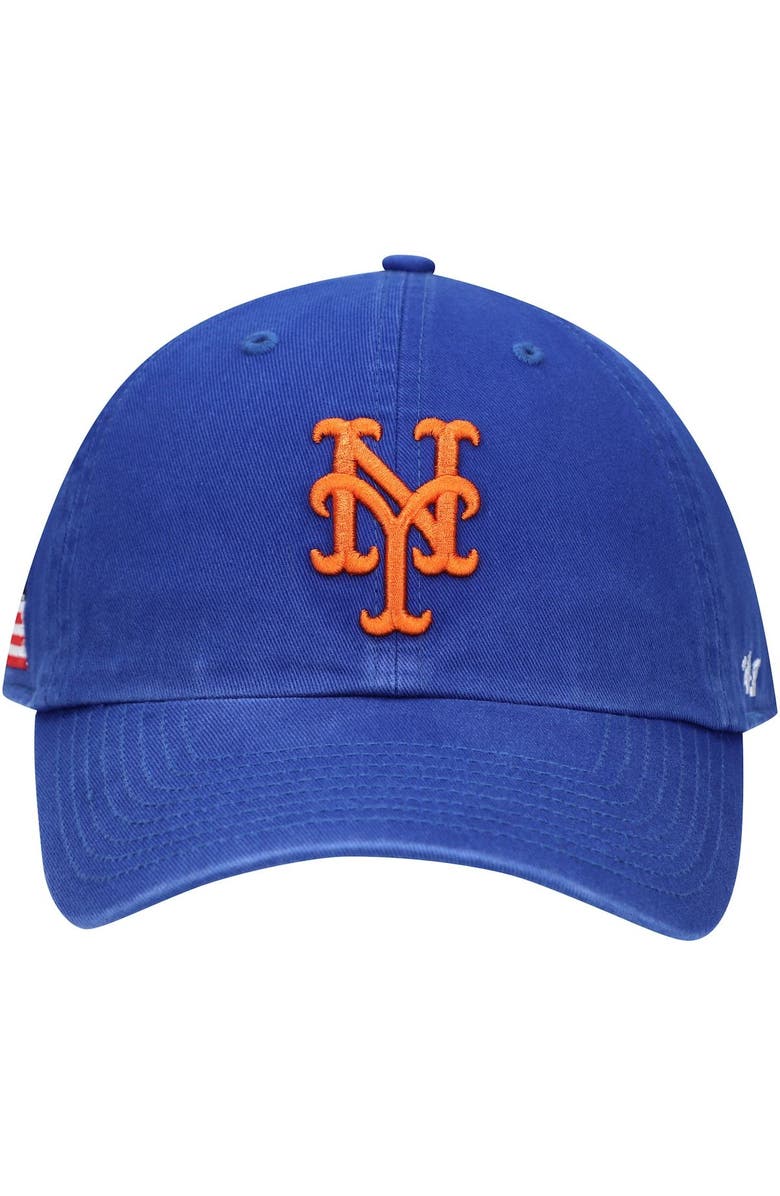 '47 Men's '47 Royal New York Mets Heritage Clean Up Adjustable Hat, Alternate, color, Royal