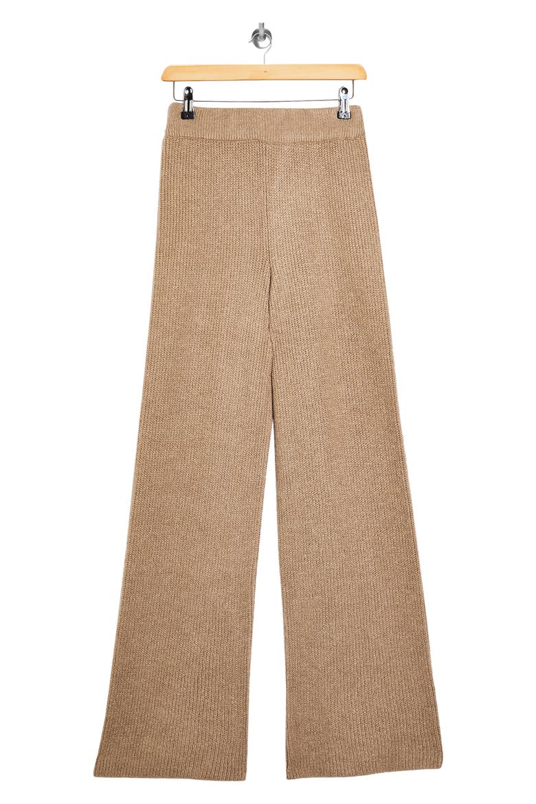 Henley Wide Leg Pants, Alternate, color, NUDE