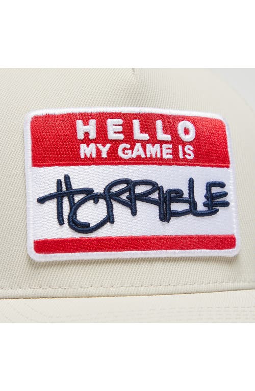 G/fore Hello Adjustable Baseball Cap In Stone
