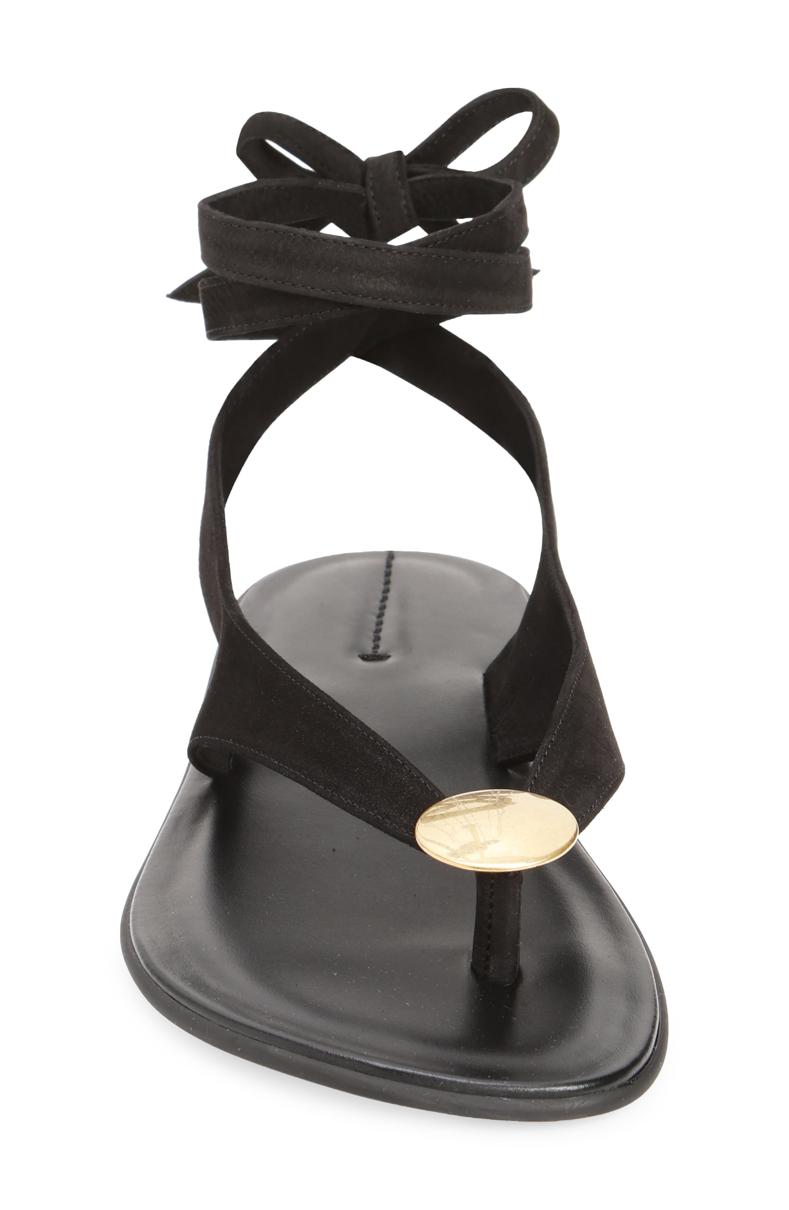 The Row Charm Ankle Tie Sandal, Alternate, color, 