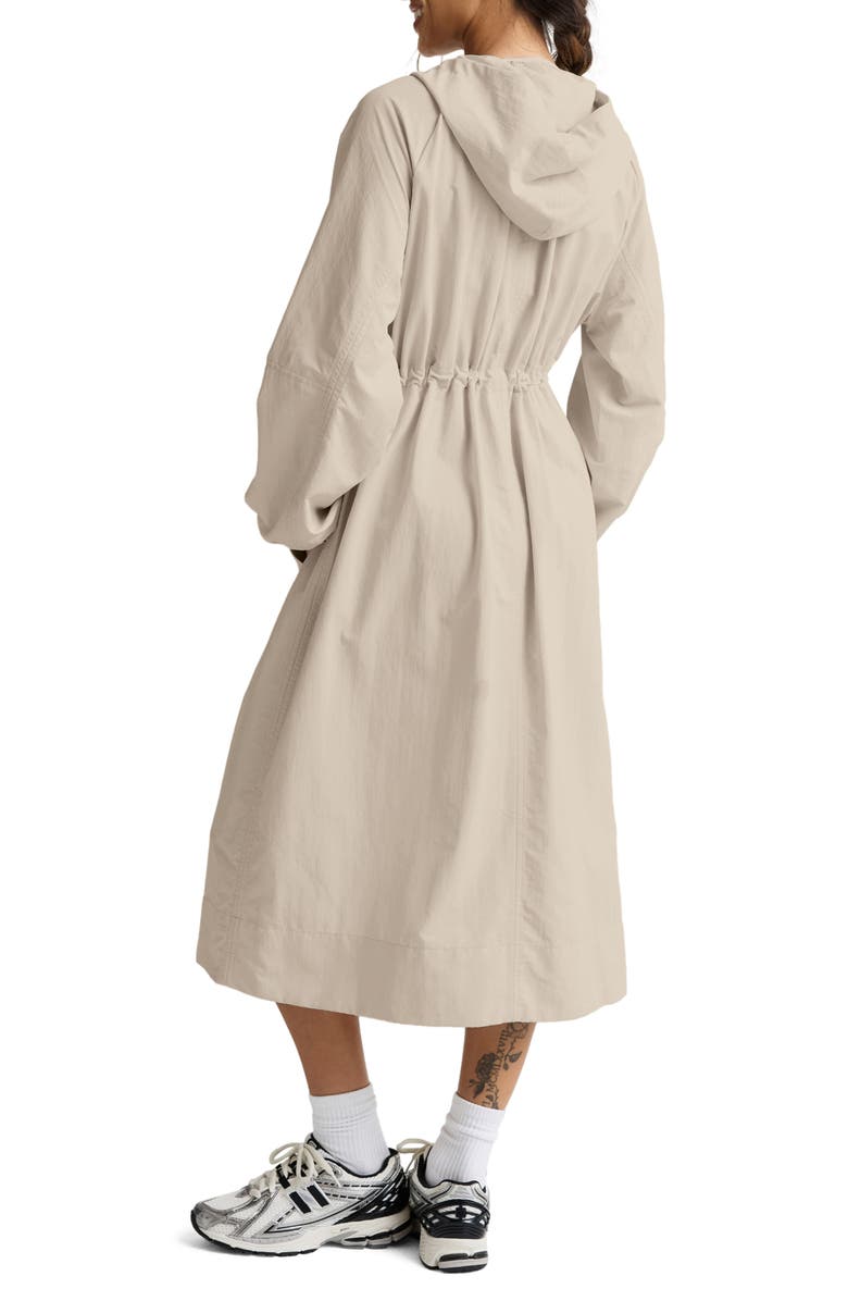 Beyond Yoga En Route Long Hooded Jacket, Alternate, color, Sand