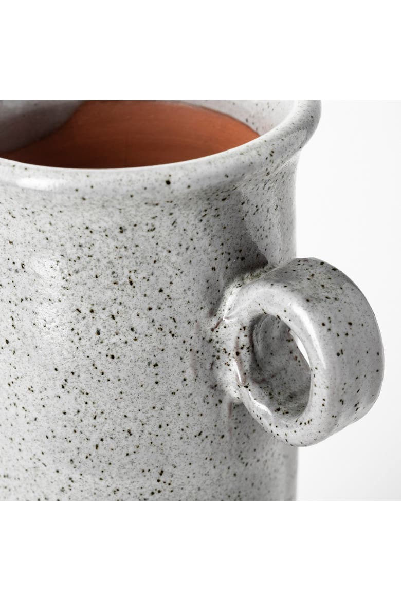 Frieda Freckled Ceramic Jug, Alternate, color, Grey