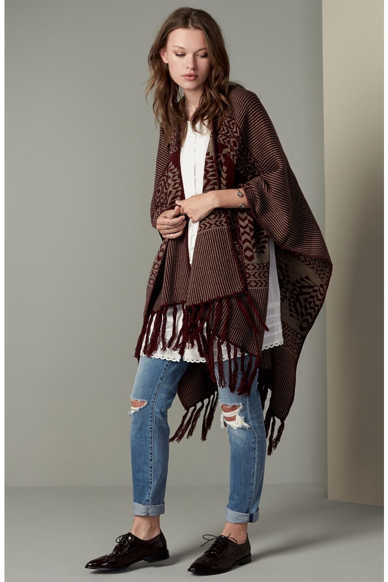 Treasure&Bond Ripped Boyfriend Jeans, Alternate, color, GRAVEL LIGHT DESTROY