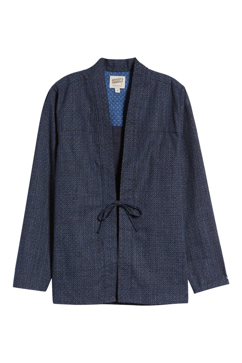 Tie Front Shirt, Alternate, color, BLUE