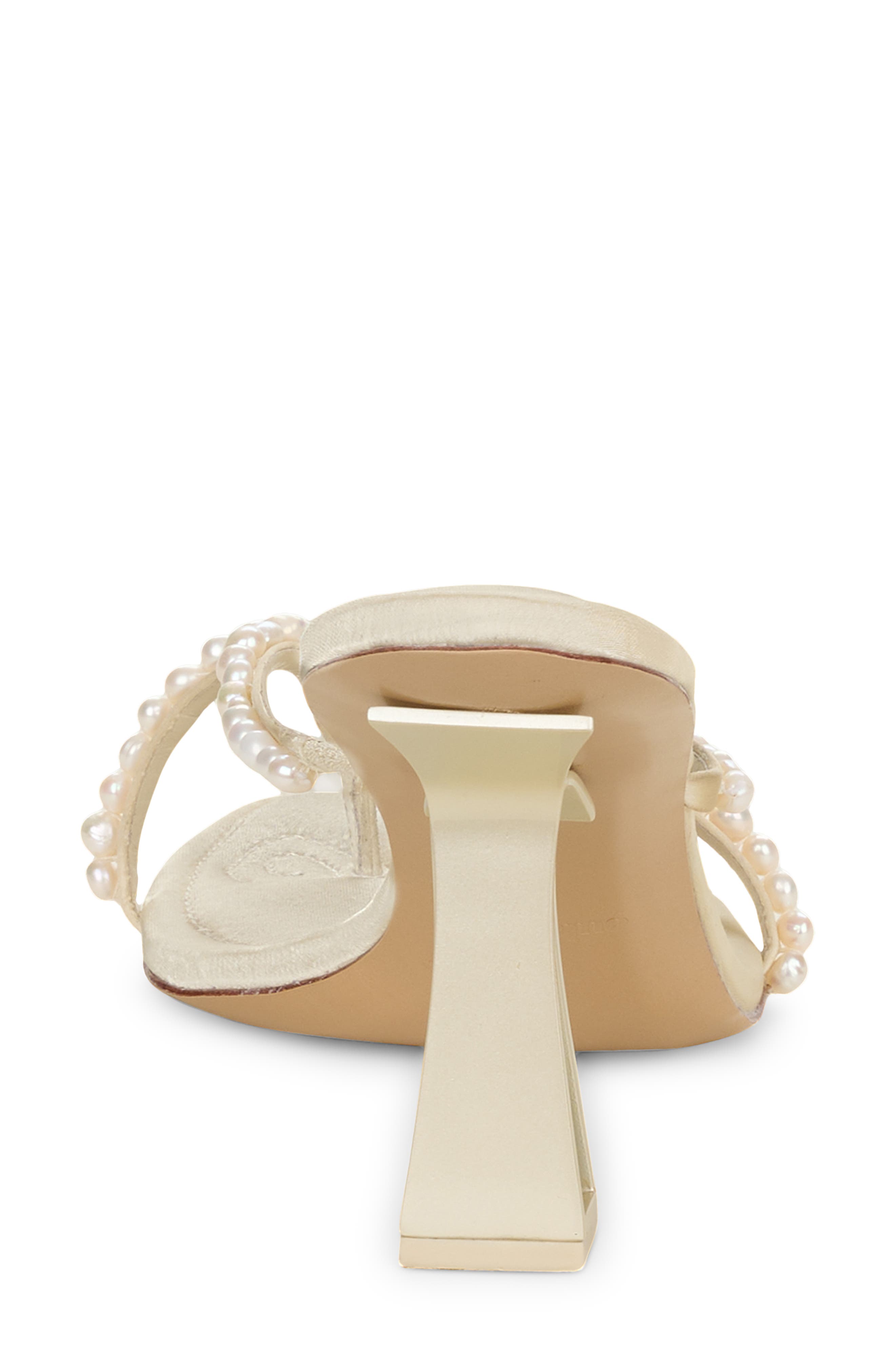 Cult Gaia Soriah Sandal, Alternate, color, Pearl