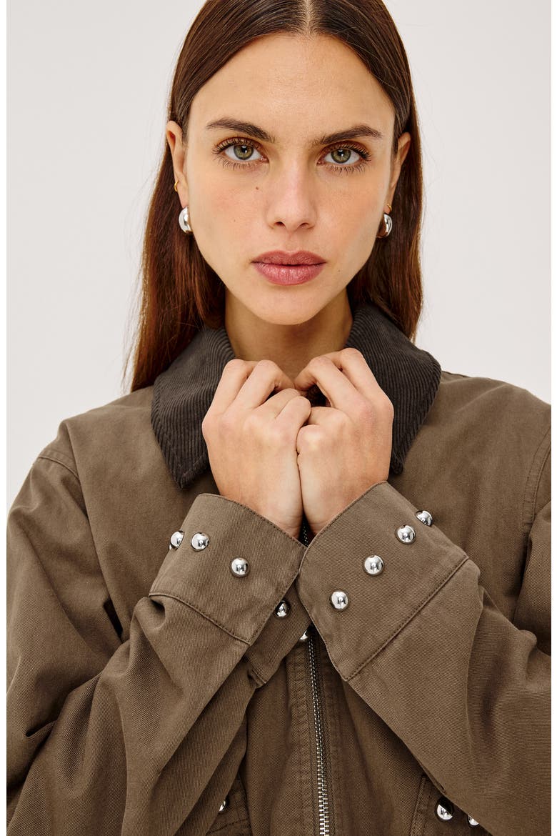 Redding Studded Utility Jacket, Alternate, color, BRONZE