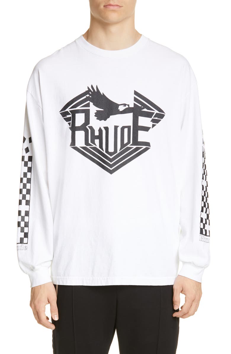 Rhude Rhanger Long Sleeve T-Shirt, Main, color,