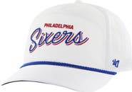 '47 Men's '47 White Philadelphia 76ers Fairway Hitch brrr Adjustable Hat