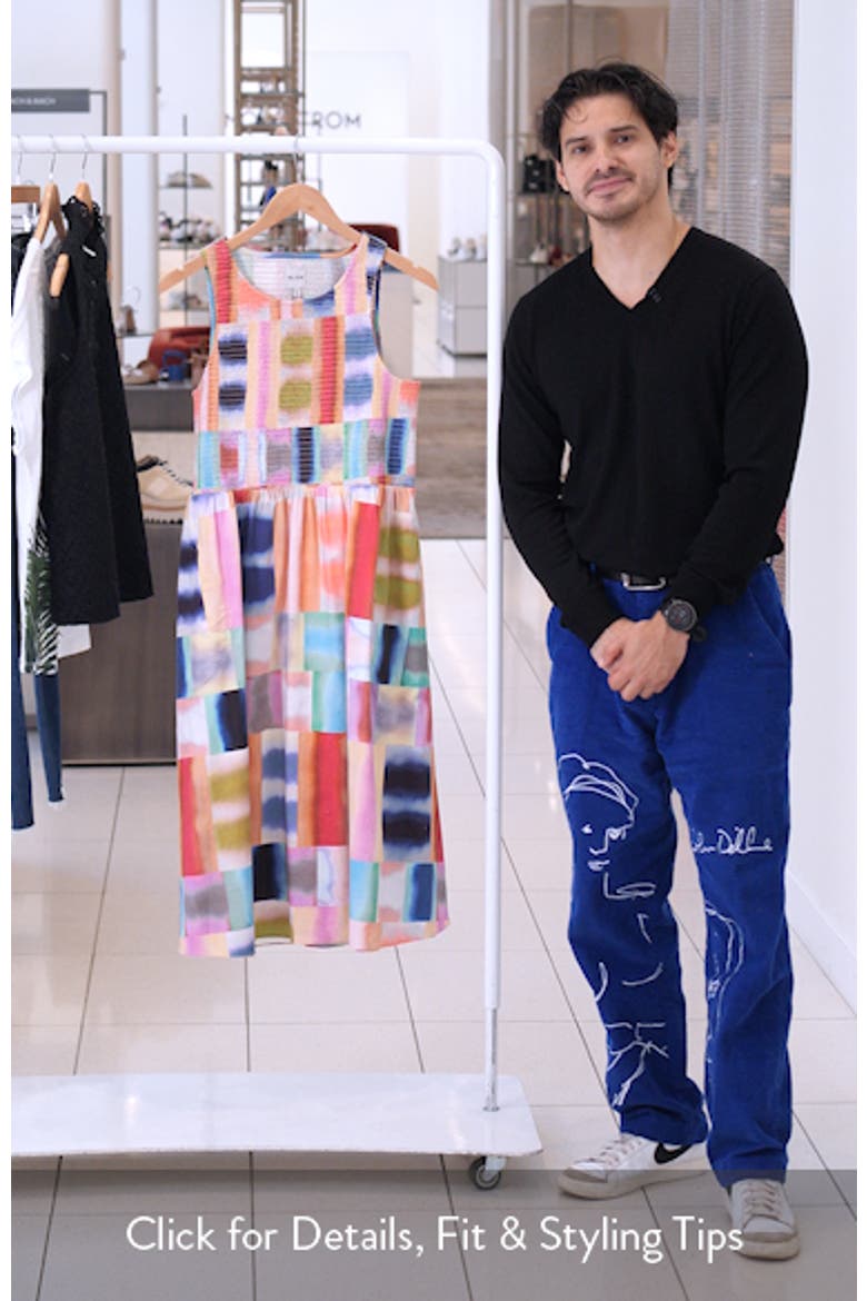 Anna Portofino Print Midi Sundress video