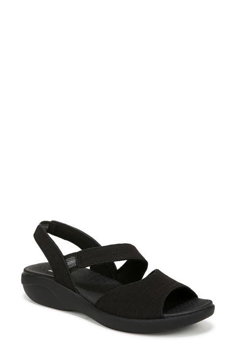 Cheerful Quarter Strap Slip-On Sandal (Women)