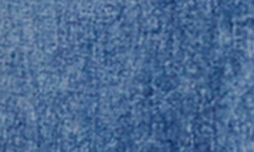 Hint Of Blu Clever Cuffed High Waist Wide Leg Jeans In River Blue