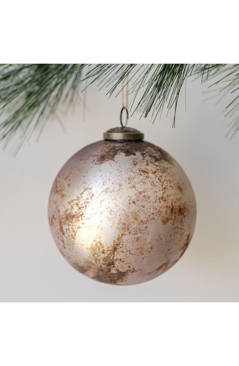 CG Hunter 5" Mercury Marble Glass Ornament, Main, color, Pewter