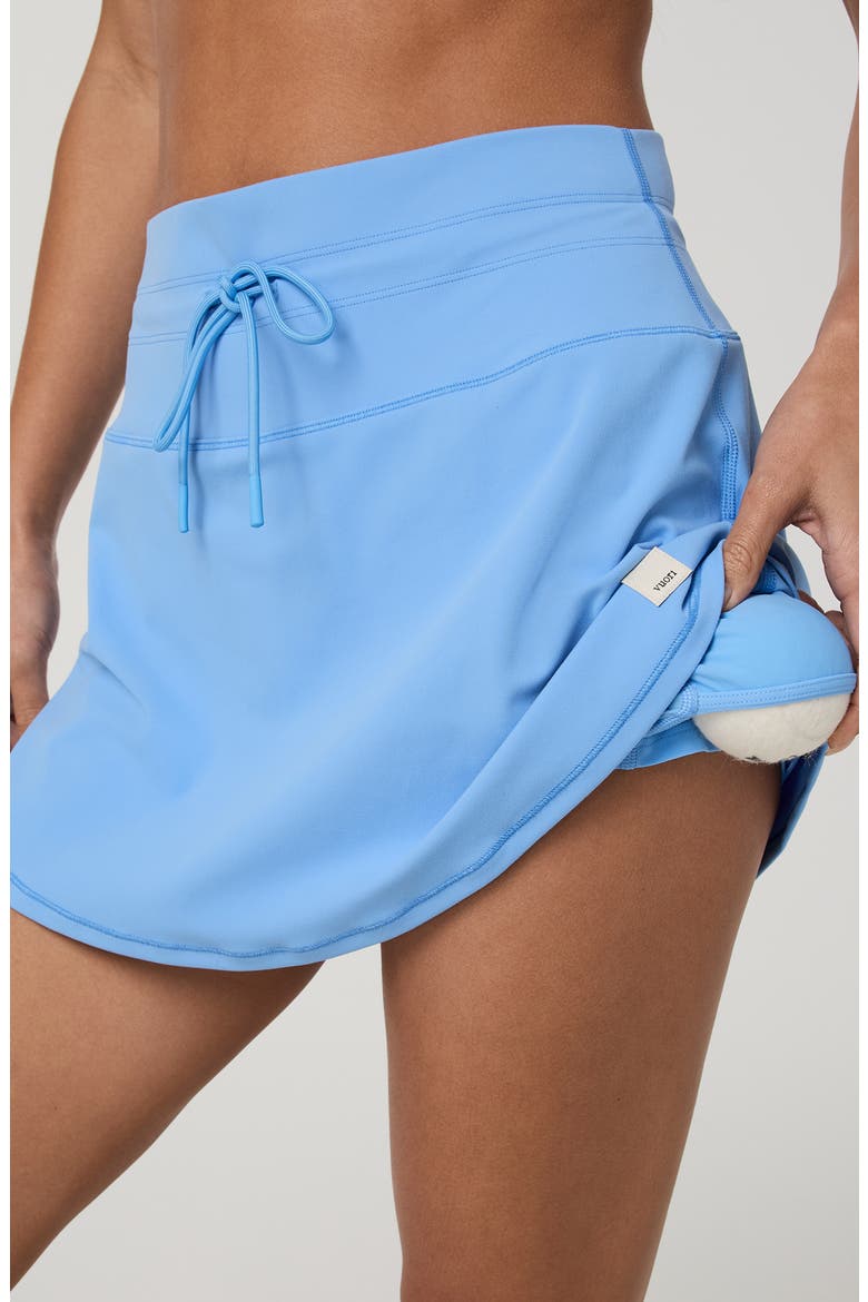 Daily Drawstring Skirt, Alternate, color, OASIS BLUE