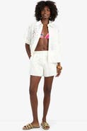 Trina Turk Alody Cotton Eyelet Shorts
