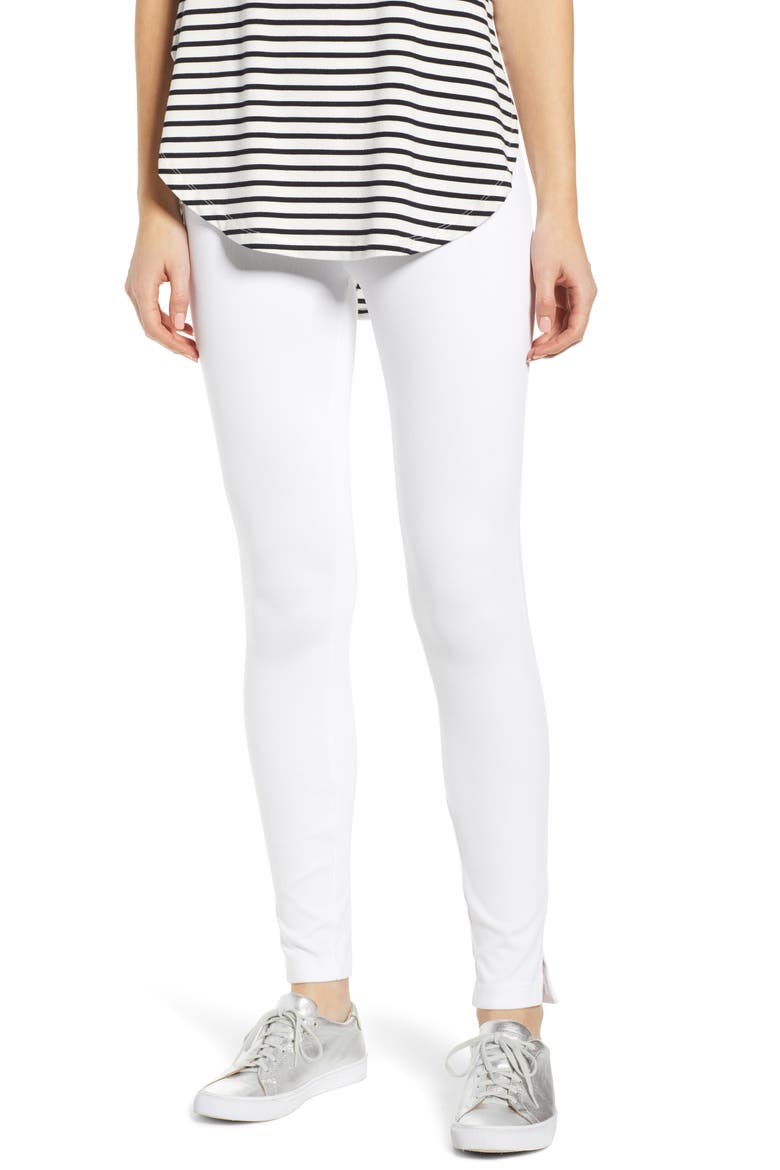 Lyssé High Waist Skinny Denim Leggings, Main, color, WHITE