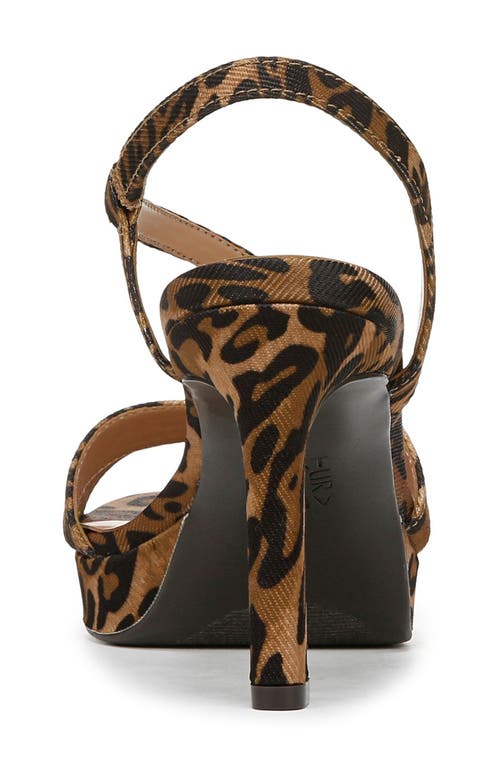 Naturalizer Abby Platform Dress Sandals In Leopard Print Faux Leather