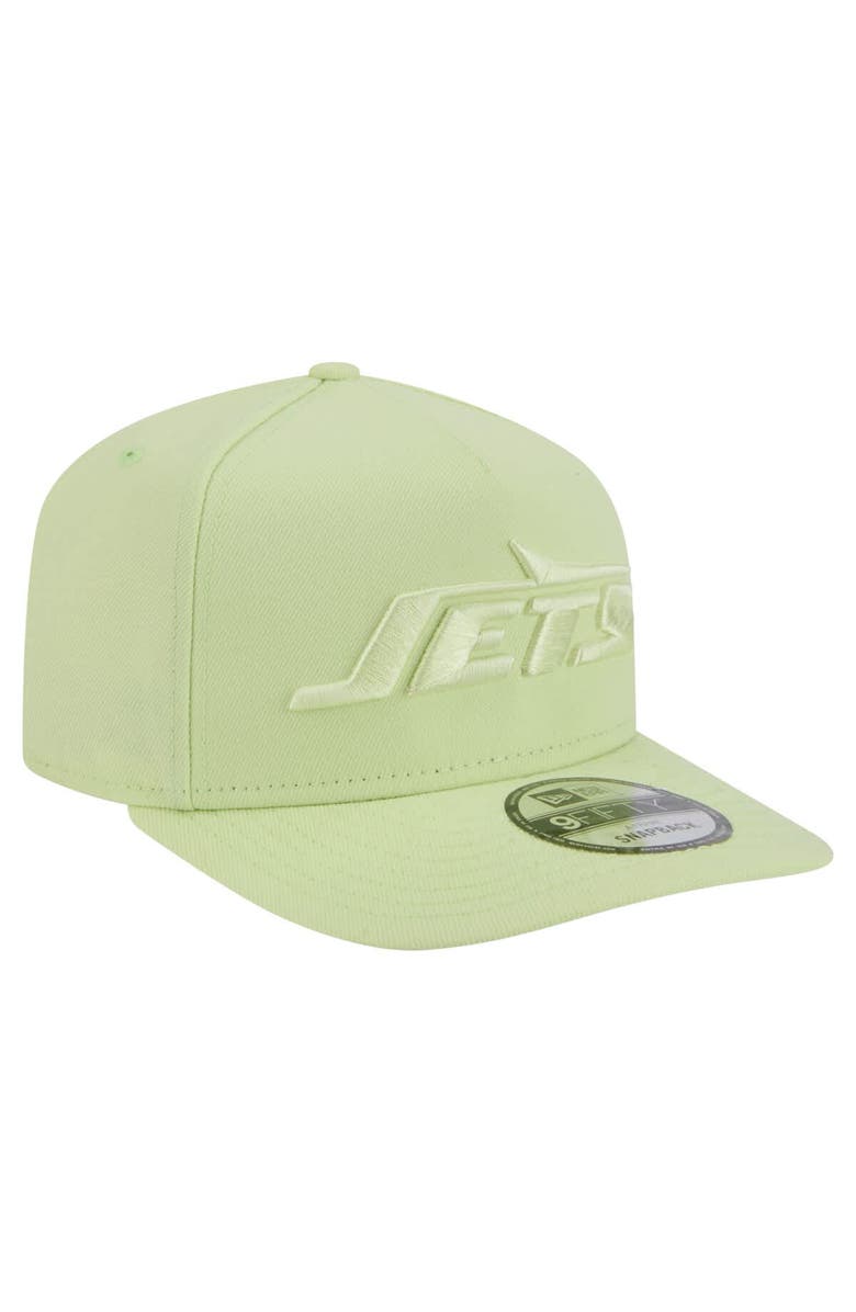 New Era Men's New Era Light Green New York Jets Color Pack 9FIFTY Snapback Hat, Alternate, color, Light Green