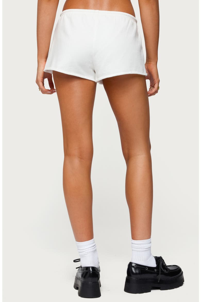 Leeroy French Terry Drawstring Shorts, Alternate, color, WHITE