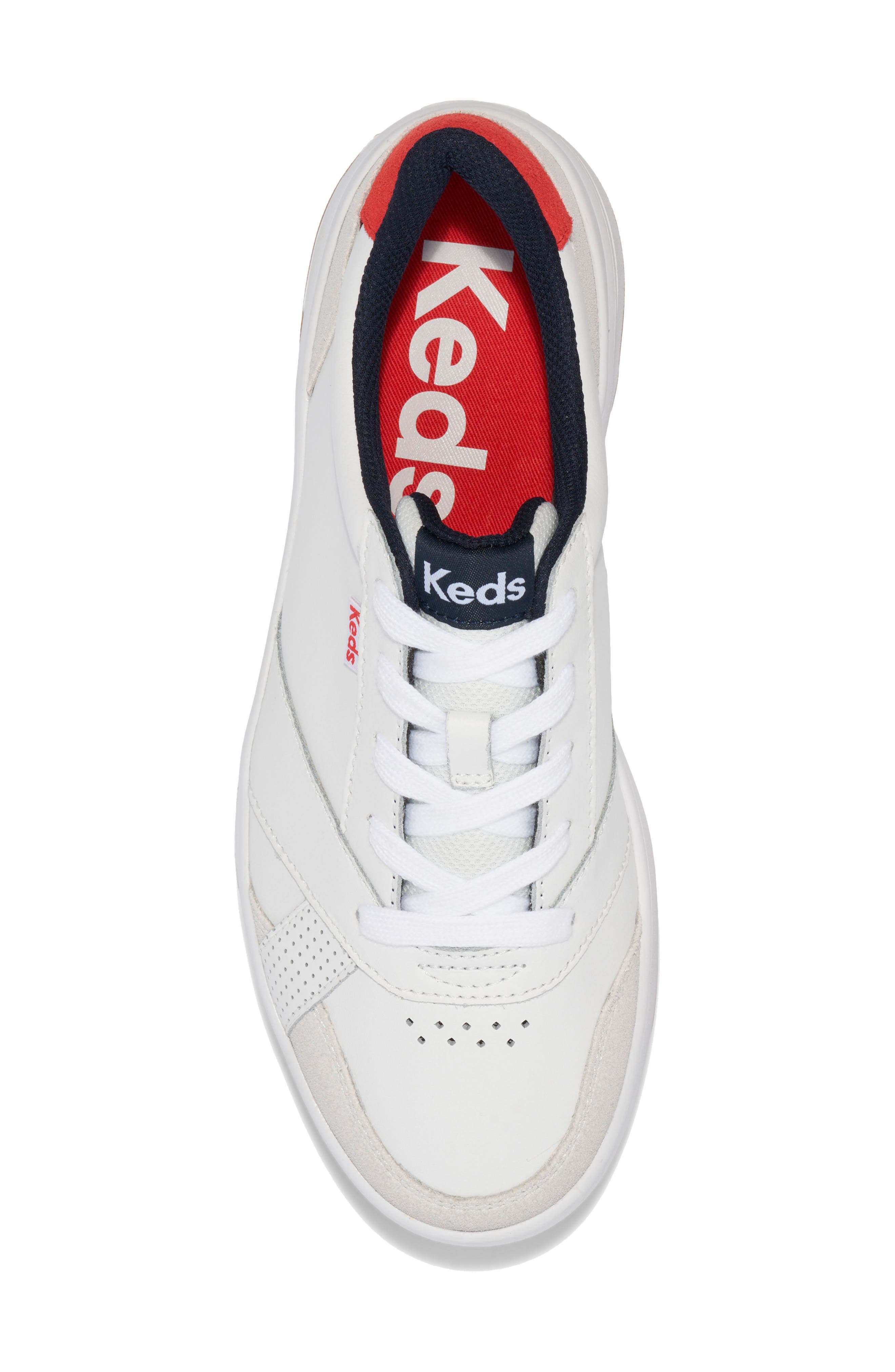 Keds<sup>®</sup> The Court Leather Sneaker, Alternate, color, 