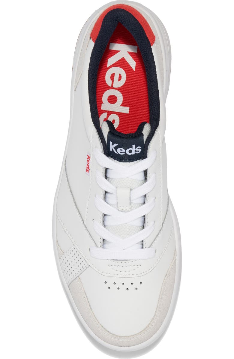 Keds<sup>®</sup> The Court Leather Sneaker, Alternate, color,