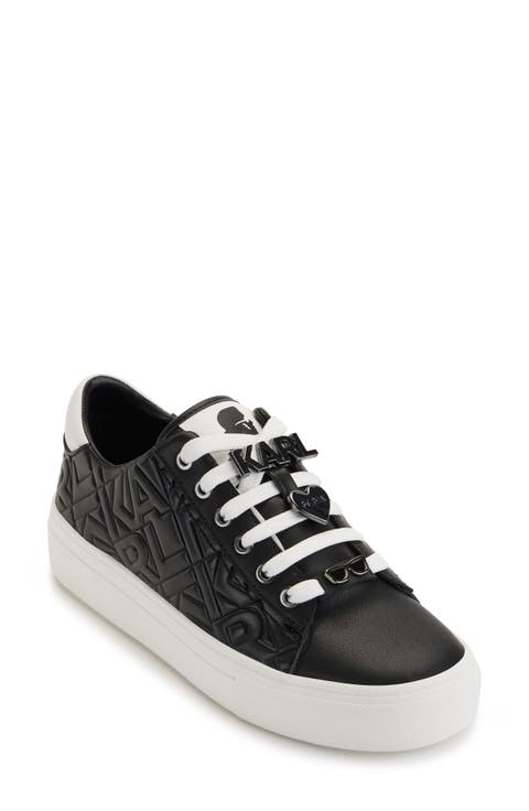 Cate Pin Logo Sneaker (Women)
