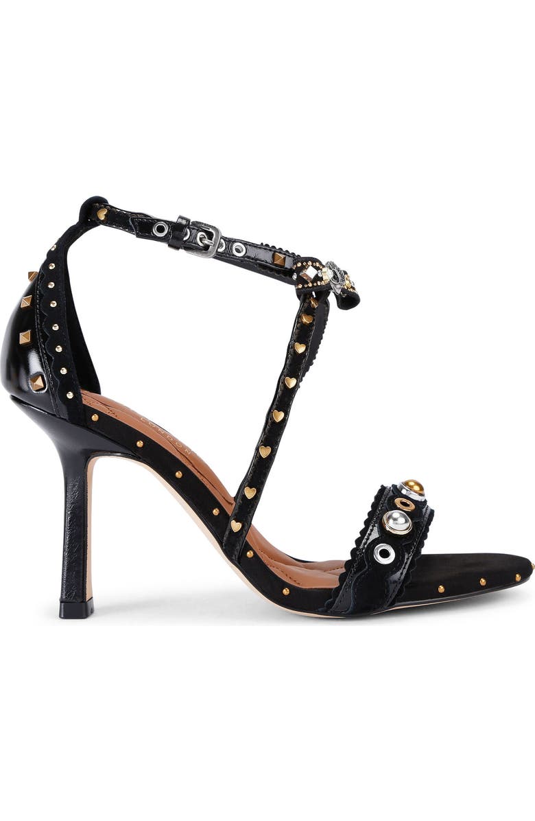 Kurt Geiger London Mini Bow Eyelet Ankle Strap Sandal, Main, color,