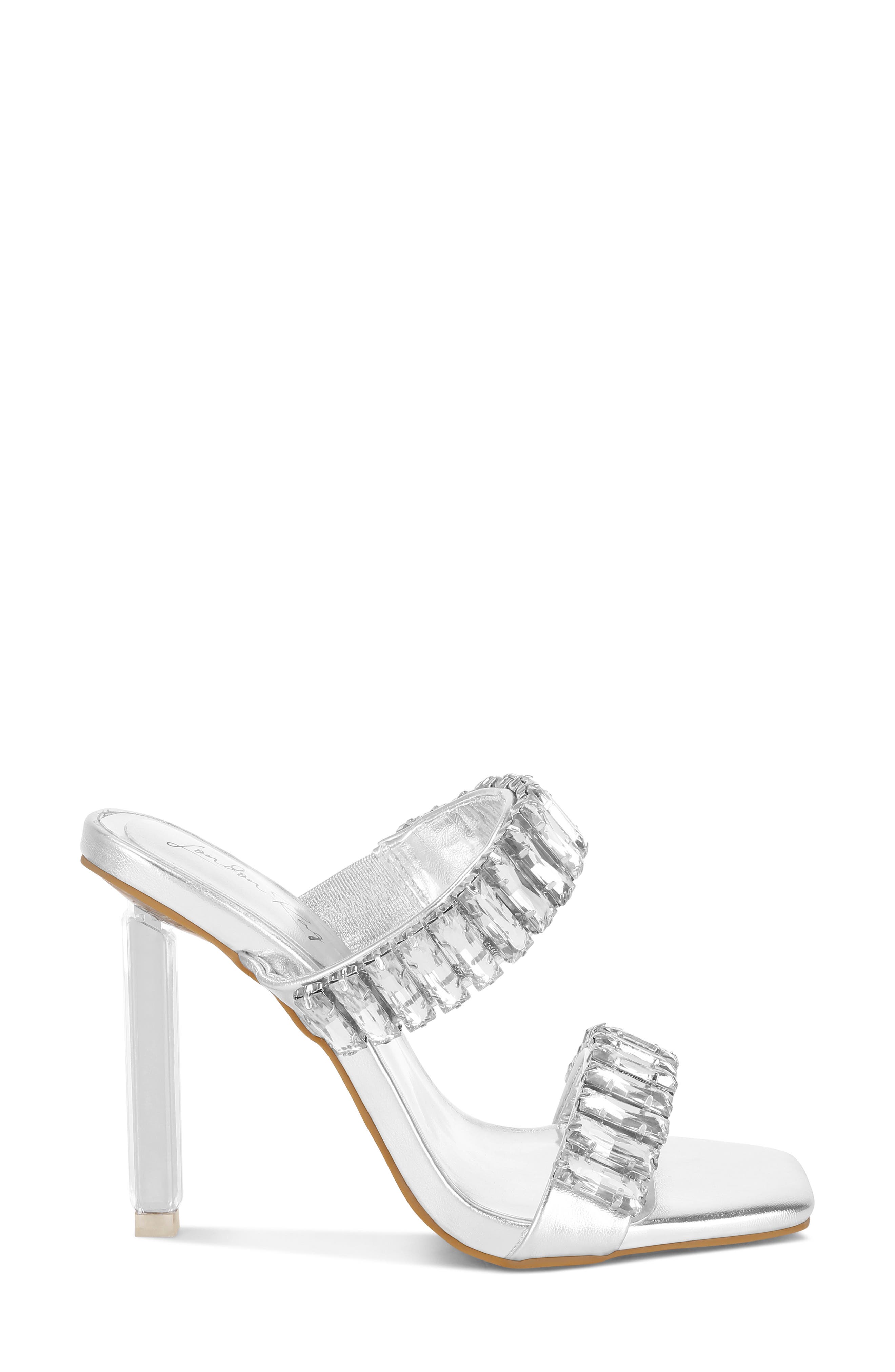 Leonardi Sandal, Alternate, color, SILVER
