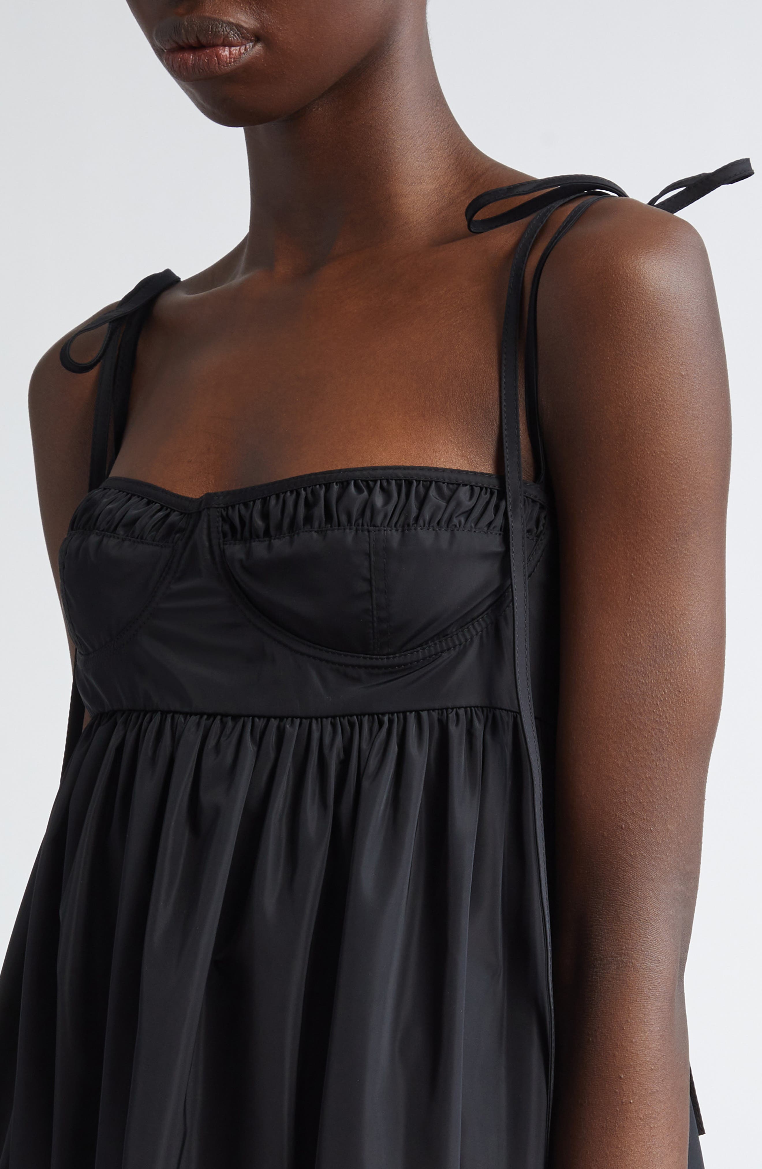 Cecilie Bahnsen Alena Bralette Recycled Faille Midi Dress (Women ...