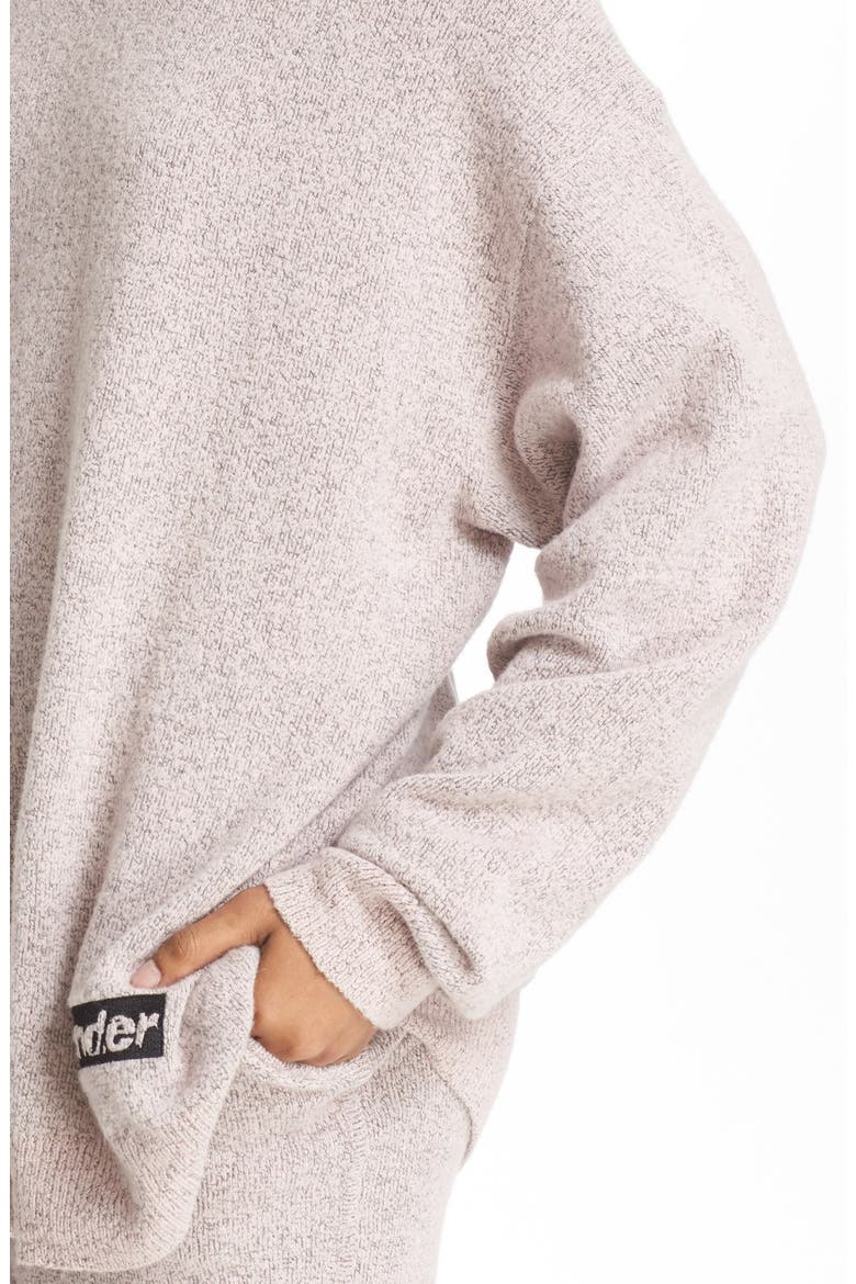 'Tender' Embroidered Wool Blend Sweater, Alternate, color, MELANGE PINK