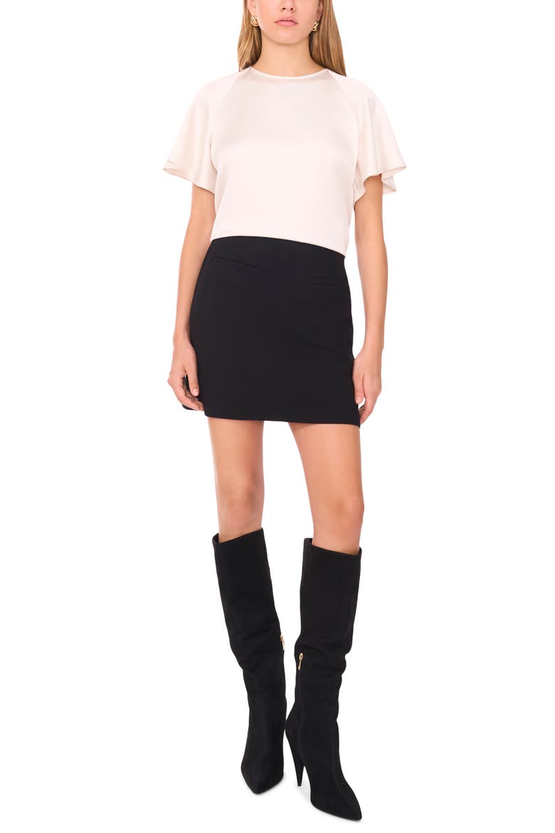 Flutter Sleeve Top, Alternate, color, FEATHER GREY