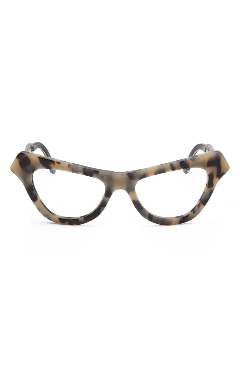 Marni 52mm Cat Eye Reading Glasses, Main, color, Grey Tort