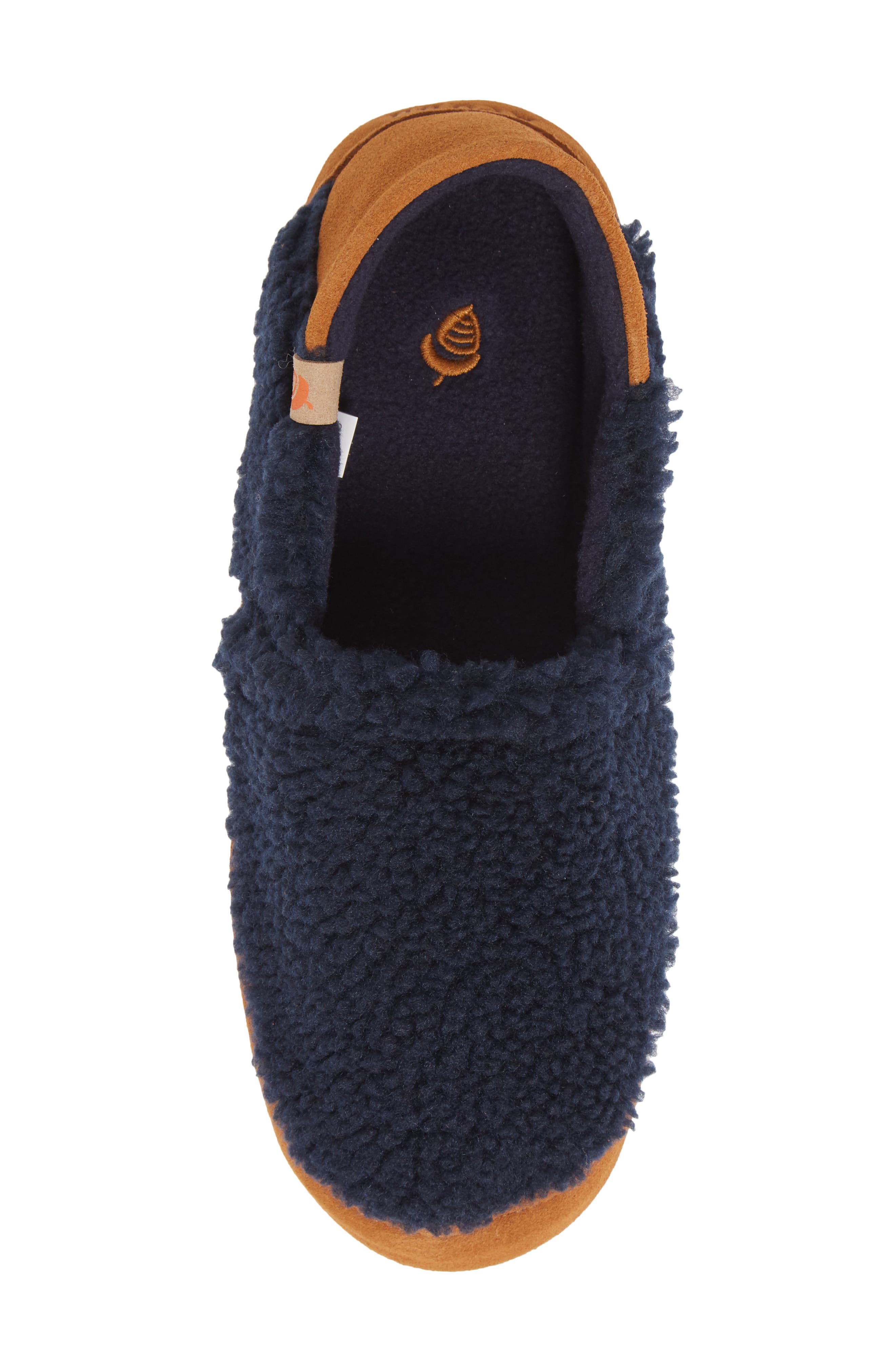 Acorn Moc II Slipper, Alternate, color, Navy Popcorn